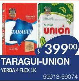 Masivos Taragui-union Yerba 4 Flex oferta
