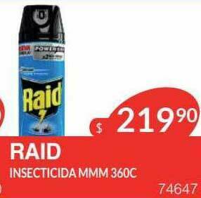 Masivos Raid Insecticida Mmm oferta