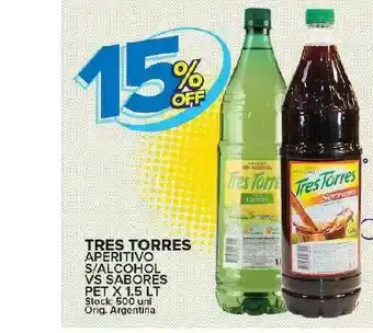 Carrefour Maxi Tres Torres Aperitivo oferta