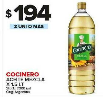 Carrefour Maxi Cocinero Aceite Mezcla oferta