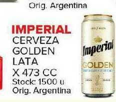 Carrefour Maxi Imperial Cerveza Golden Lata oferta