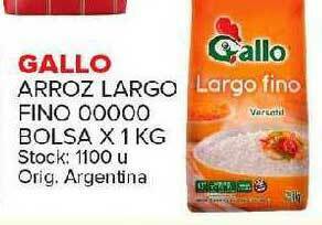 Carrefour Maxi Gallo Arroz Largo Fino 00000 Bolsa oferta