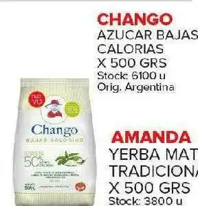Carrefour Maxi Chango Azucar Bajas Calorias, Amanda Yerba Mat Tradiciona oferta