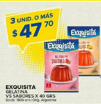 Carrefour Maxi Exquisita Gelatina oferta