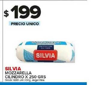 Carrefour Maxi Silvia Mozzarella Cilindro oferta