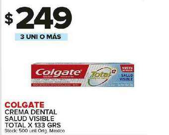 Carrefour Maxi Colgate Crema Dental Salud Visible Total oferta