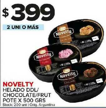 Carrefour Maxi Novelty Helado Ddl Chocolate Frut oferta