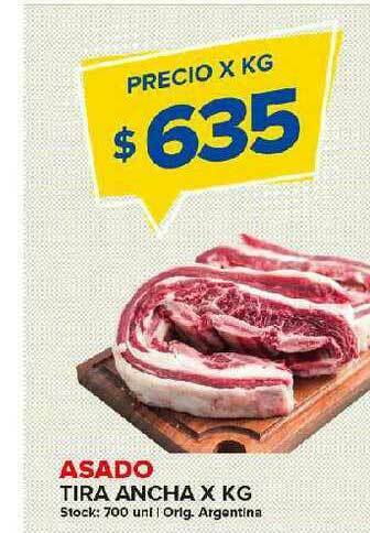 Carrefour Maxi Asado Tira Ancha oferta