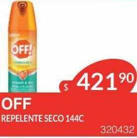 Masivos Off Repelente Seco 144c oferta
