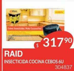 Masivos Raid Insecticida Cocina Cebos 6u oferta