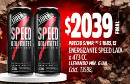 Supermercados Yaguar Speed energizante lata oferta
