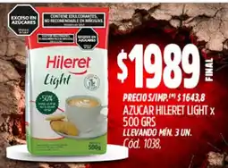 Supermercados Yaguar Hileret light azucar oferta