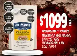 Supermercados Yaguar Hellmann's mayonesa d/p oferta