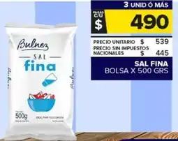 Carrefour Maxi Bulnez sal fina bolsa oferta
