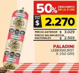 Carrefour Maxi Leberwurst paladini oferta