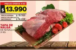 Carrefour Maxi Tapa de nalga de novillo oferta