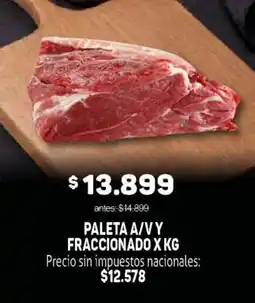 Makro Paleta a/v y fraccionado x kg oferta