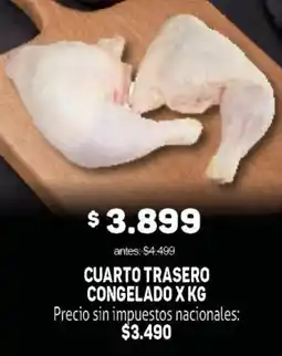 Makro Cuarto trasero congeladox kg oferta
