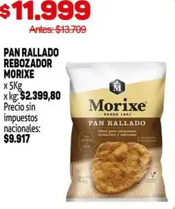 Makro Pan rallado rebozador morixe x 5kg oferta