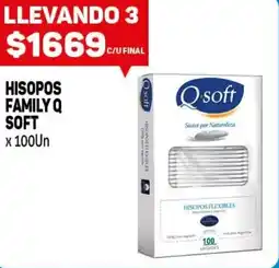 Makro Hisopos family q soft x 100un oferta