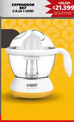 Makro Exprimidor bkf caja 1 unid oferta
