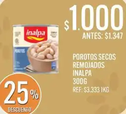 Supermercados Todo Inalpa porotos secos remojados oferta