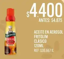 Supermercados Todo Cocinero aceite en aerosol fritolim clásico oferta
