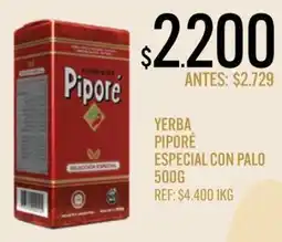 Supermercados Todo Piporé yerba especial con palo oferta