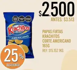 Supermercados Todo Krachitos papas firtas corte americano oferta