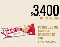 Supermercados Todo Mantecol postre de mani bajo en sodio oferta