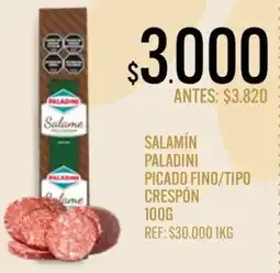 Supermercados Todo Paladini salamín picado fino/tipo crespón oferta