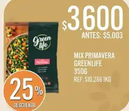Supermercados Todo Greenlife mix primavera oferta