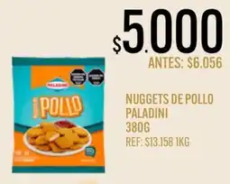 Supermercados Todo Paladini nuggets de pollo oferta