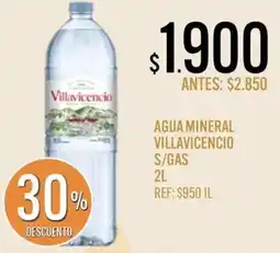 Supermercados Todo Villavicencio agua mineral s/gas oferta