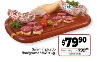 La Anonima 214 Salamín picado fino/grueso oferta
