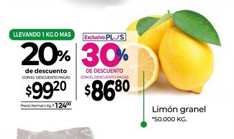 La Anonima Limón granel oferta