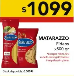 Nini Mayorista Matarazzo fideos oferta