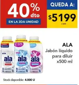 Nini Mayorista Ala jabón líquido para diluir oferta