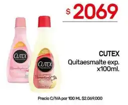 Nini Mayorista Cutex quitaesmalte exp. oferta