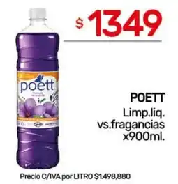 Nini Mayorista Poett limp.liq. vs.fragancias oferta