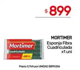 Nini Mayorista Mortimer esponja fibra cuadriculada oferta