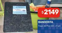 Nini Mayorista Banderita trapo de piso gris oferta