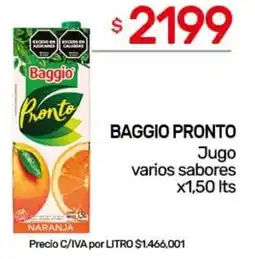 Nini Mayorista Baggio pronto jugo varios sabores oferta