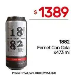 Nini Mayorista 1882 fernet con cola oferta