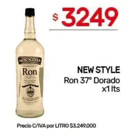 Nini Mayorista New style ron 37° dorado oferta