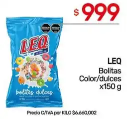 Nini Mayorista Leq bolitas color/dulces oferta