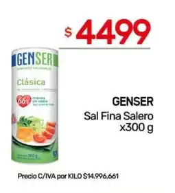 Nini Mayorista Genser sal fina salero oferta