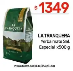 Nini Mayorista La tranquera yerba mate sel. especial oferta