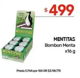 Nini Mayorista Mentitas bombon menta oferta