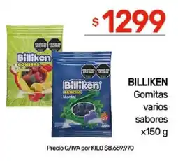 Nini Mayorista Billiken gomitas varios sabores oferta